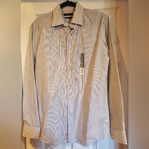 Marc Anthony Men's Slim Fit Dress Shirt - Picture 1 of 4